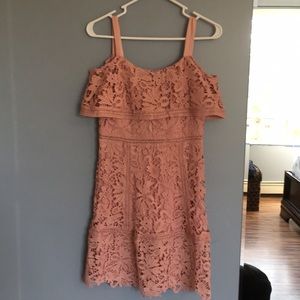 Lavender crochet dress